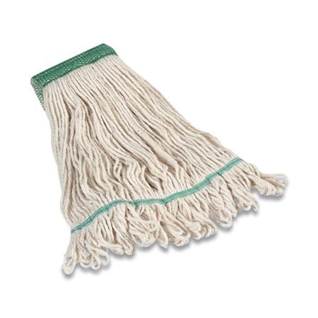 Coastwide Professional LOOPED-END WET MOP HEAD, COTTON, MEDIUM, 5in HEADBAND, WHITE 24421268
